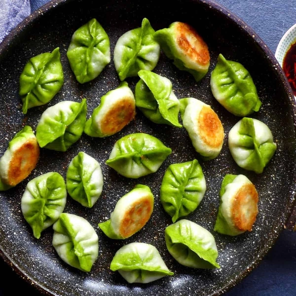 GREEN PAN FRY MOMO - 