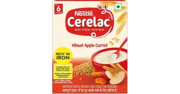Cerelac Wheat Apple Carrot (From 6 to 24 Months) - 300 gm