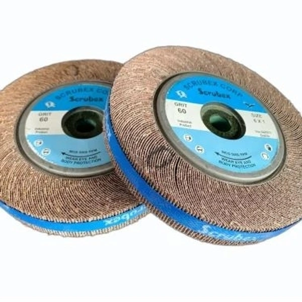 SCRUBEX FLAPWHEEL SCRUBEX - RED ALOXIDE, 75X25mm, P36