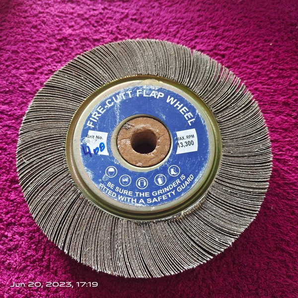 DEERFOS FIRECUT FLAPWHEEL DEERFOS FIRECUT - ALOXIDE RED, 150X25X16mm, P180