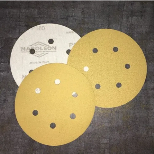 Napolion Velcro Disc 6inch 6hole Yellow SCS Napoleon - 120