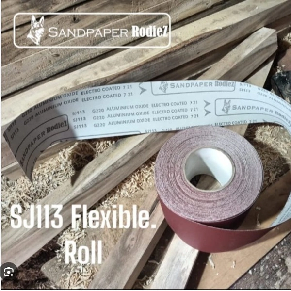Sandpaper Roadiz SJ113 50x2000 - 50x2000mm, P100, SJ113 ALOXIDE, Belt
