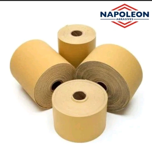 NAPOLEON ROLL DRY 4 INCH X 50METER YELLOW PAPER - SCS YELLOW ALOXIDE, P80