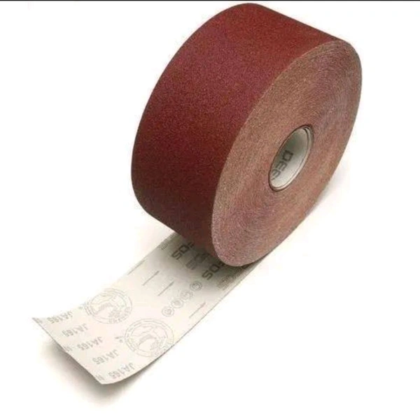 DEERFOS ROLL Size 4inch X 50 Meter FLEXIBLE CLOTH Aloxide JA165 WOOD & METAL - P60, 4 INCH