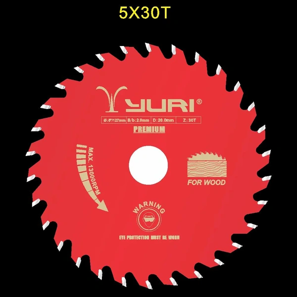 YURI Yuri Premium T.C.T Saw Blades For Wood - 16'' X 100T