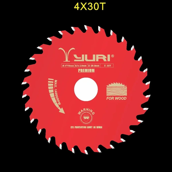 YURI Yuri Premium T.C.T Saw Blades For Wood - 18'' X 100T