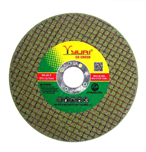 Yuri Go Green Cut Off Wheel - DOUBLE, 14inch (355x2.5x25.4mm)