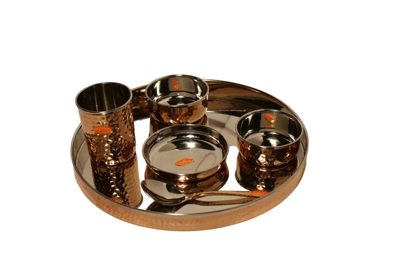 PC S/C Thali Set Saga-6 Pc - size-6pc, Sc6 Thali Set-6Pc-690, Weight-1.620gm