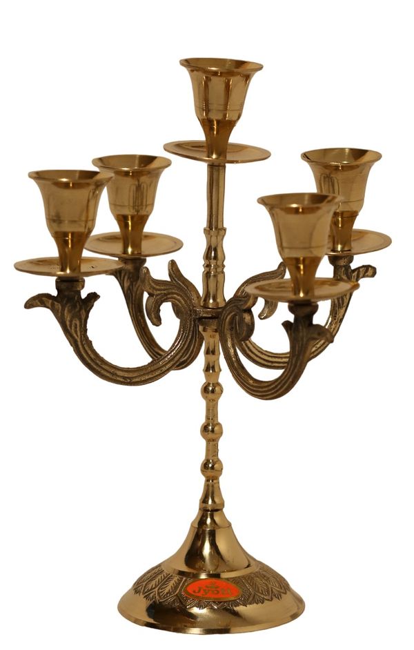 RSH C/Stend 444/5Candle Rsh - Hight-11", size-1, Wirdth-3.5", Cs444/5 Rsh, Weight-0.540gm