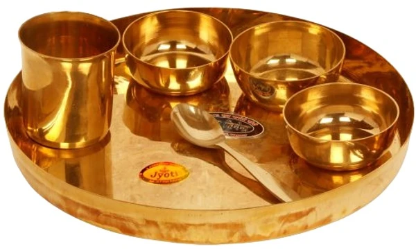 BHILWARA Kanch Thali Set Spl Bhilwara - Weight-1.500gm, size-1