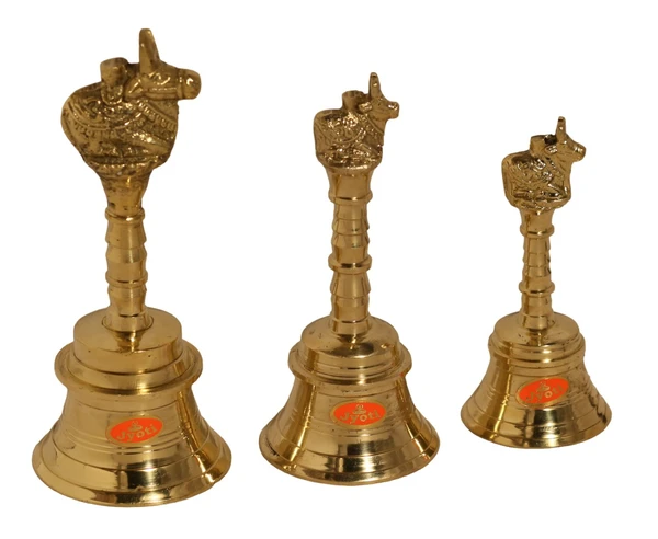 NANDI Pooja Bell Udupi Nandi - Size-250gm, Pb Udupi Nandi-303