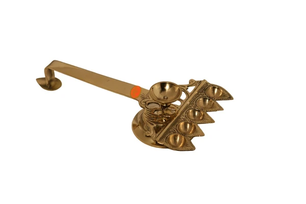 MAH Dhoop Panch Aarti Mah-2 - Hight-2.5", size-2, Wirdth-10", Dpa2 Mah-2-238, Weight-0.410gm