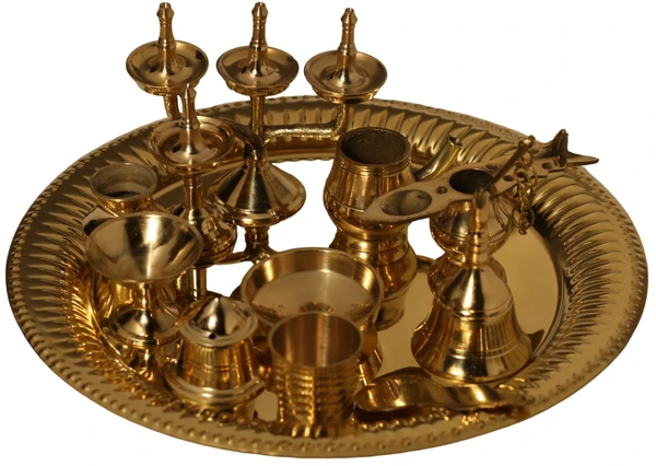 MAHA Astmangalam Set Mah-8 - Weight-1.120gm, Wirdth-8.5", Size-8