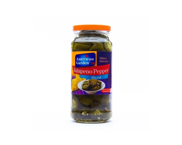 AMERICAN GARDEN JALAPENO PEPPER SLICED ITALIAN 454g