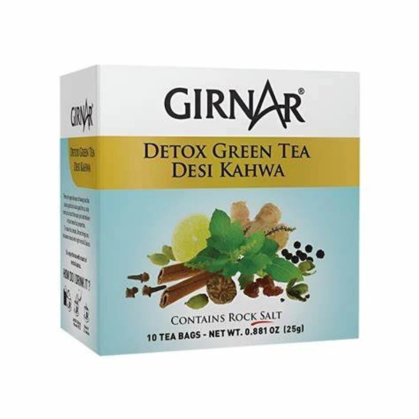 	GIRNAR DETOX DESI KAHWA GREEN TEA 10N	