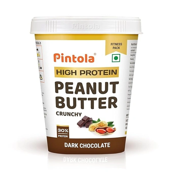 	PINTOLA HIGH PROTEIN DARK CHOCOLATE CRUNCHY PB 1KG