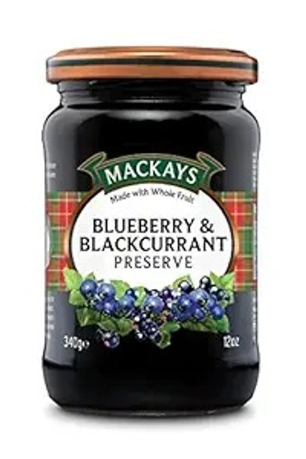 	MACKAYS BLUEBERRY AND BLACKCURRANT 340G