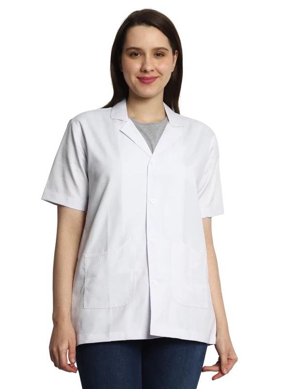 White Lab Coat Unisex - M