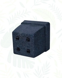 BARCA SQUARE PLANTERS 12 Inch - Midnight Stone