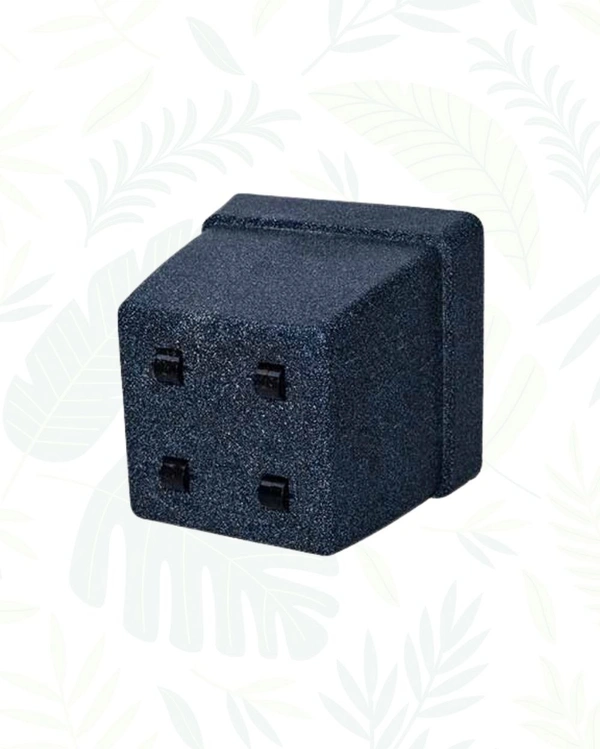 BARCA SQUARE PLANTERS 12 Inch - Midnight Stone