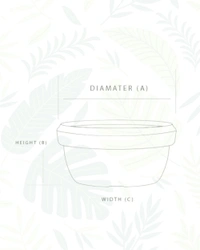LOTUS BOWL PLANTERS - 24 Inch, Midnight Stone