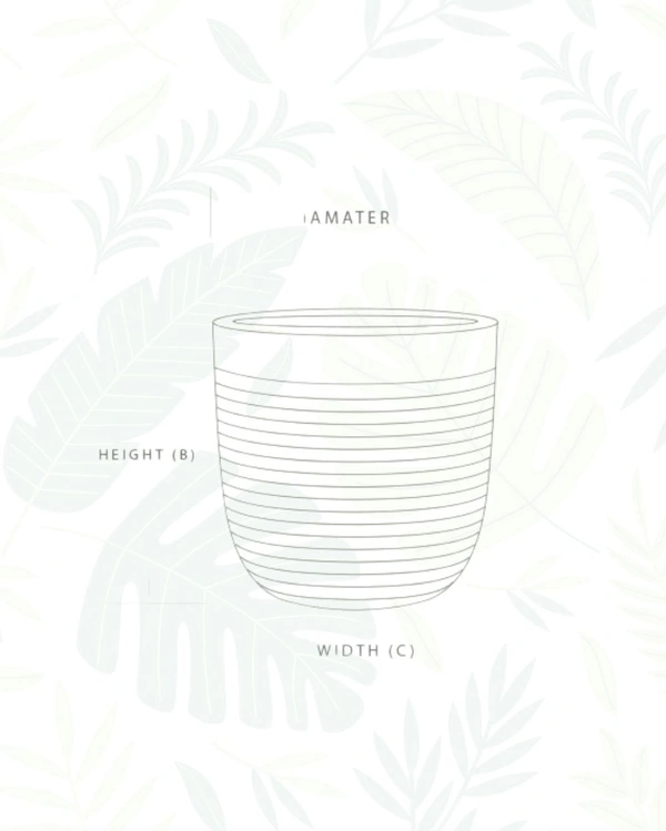 MILANO SHORT-DUAL TONE PLANTER - 12 Inch, Gold & Black