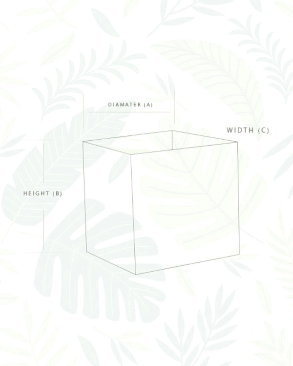 QUEBEC PLANTER - 10 Inch, Cream Stone