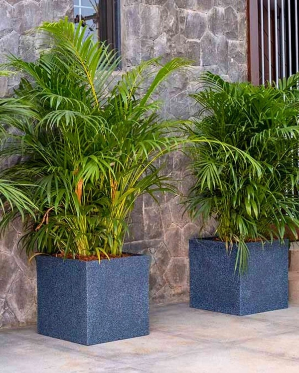 QUEBEC PLANTER - 10 Inch, Cream Stone