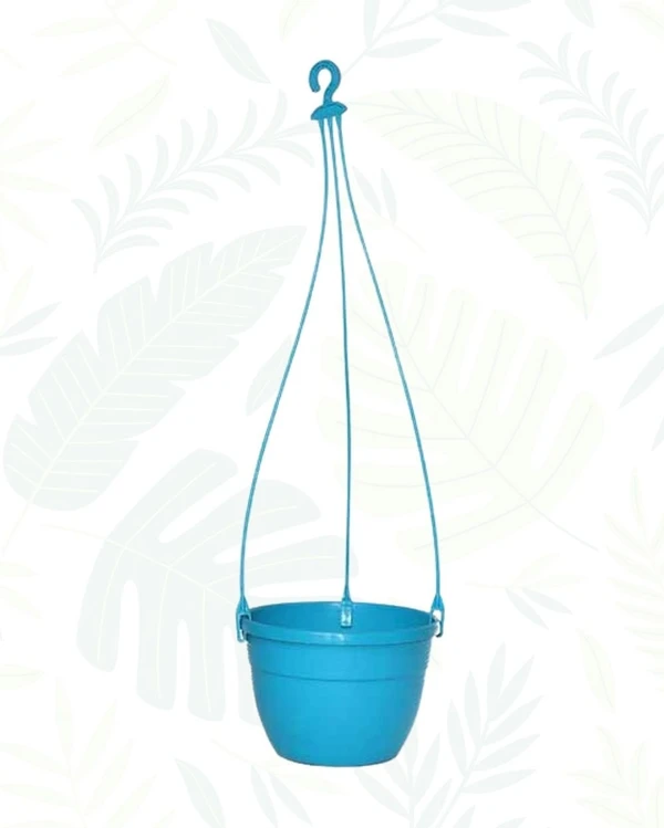 CORSICA HANGING BASKET PLANTER - 7 Inch, Blue