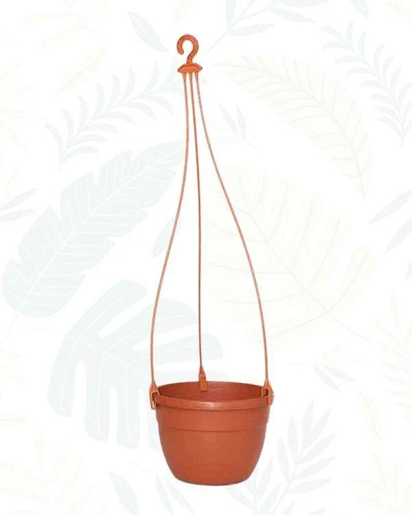 CORSICA HANGING BASKET PLANTER - 7 Inch, Teracota