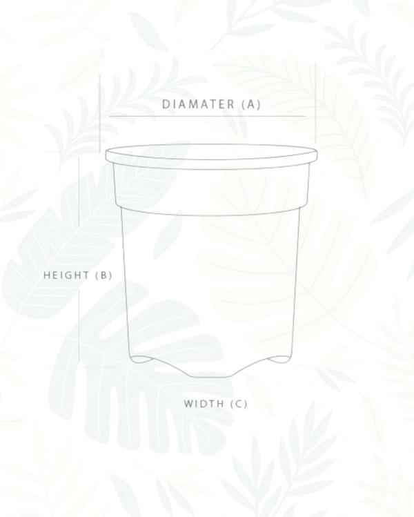 GROPRO PLANTER - 7.5 Inch, Teracota