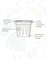 GROWER POT - 8 Inch, Blue