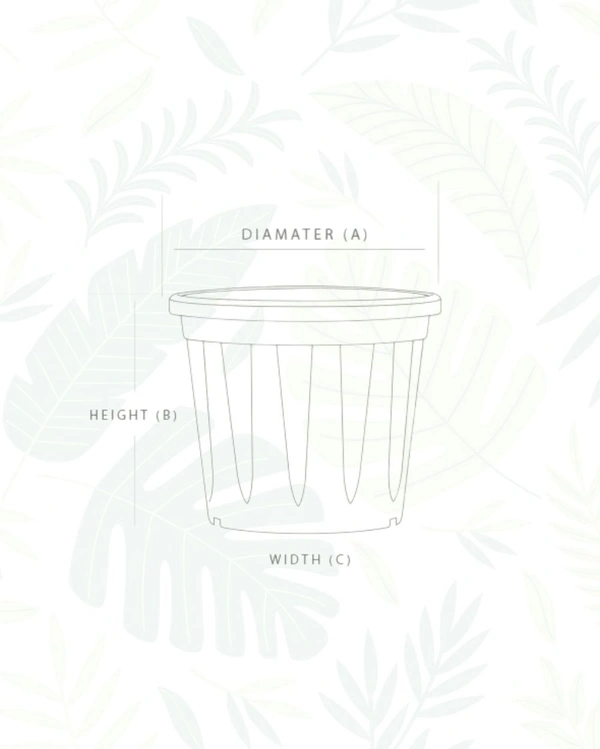 GROWER POT - 8 Inch, Blue