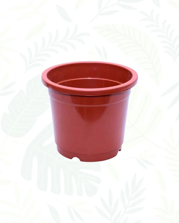 NURSERY POT - 7 Inch, BROWN