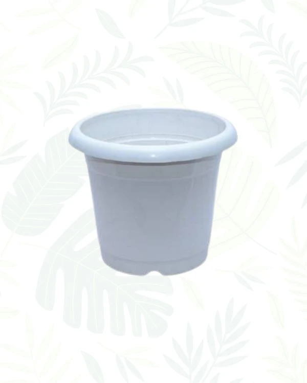 NURSERY POT - 7 Inch, White