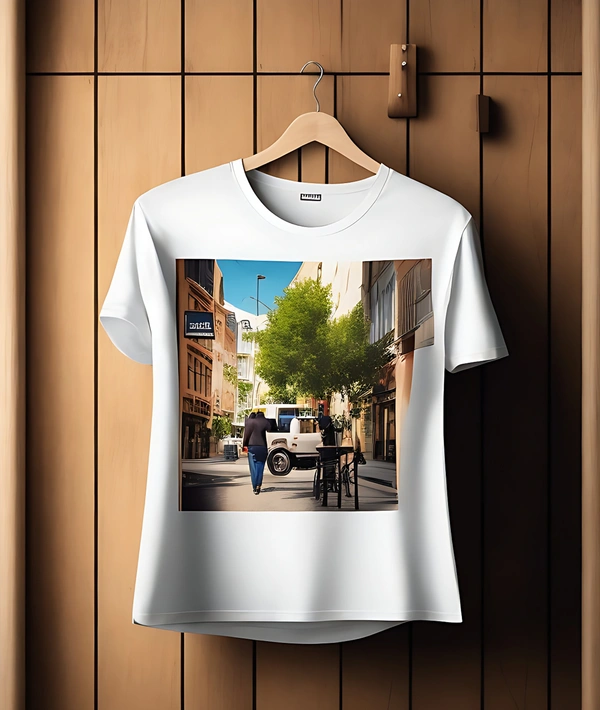 TUSCOT Men's Printed 100% Polyester T-Shirt - Regular Fit, Round Neck, Half Sleeves