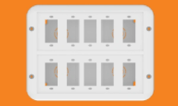 10   Way Readymade Sara Gang Box , 5 Pcs In Box