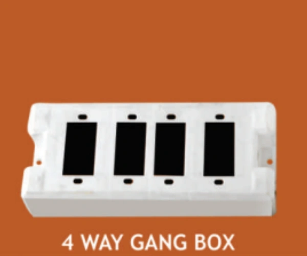 4  Way Gang Box Topson , 10 Pcs In Box 