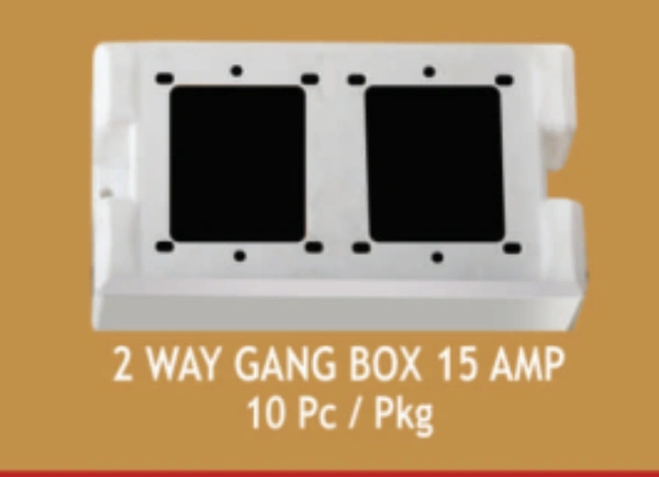  2 Way 16a Gang Box Topson , 10 Pcs In Box 