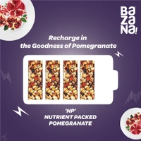 BAZANA Bazana Nutrient Packed Pomegranate (NP) Energy Bars | 38g x 12 Bars