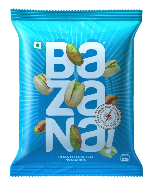 Premium Roasted Salted Pistachio Sharing Pack: 28g Each, Set of 6 Nutty Snack Packs