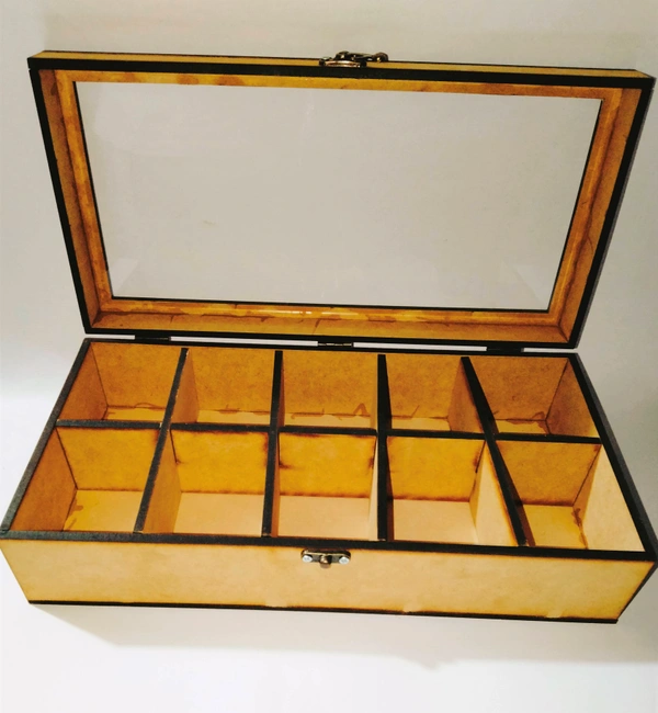 10 Slot Watch Box with Acrylic Lid