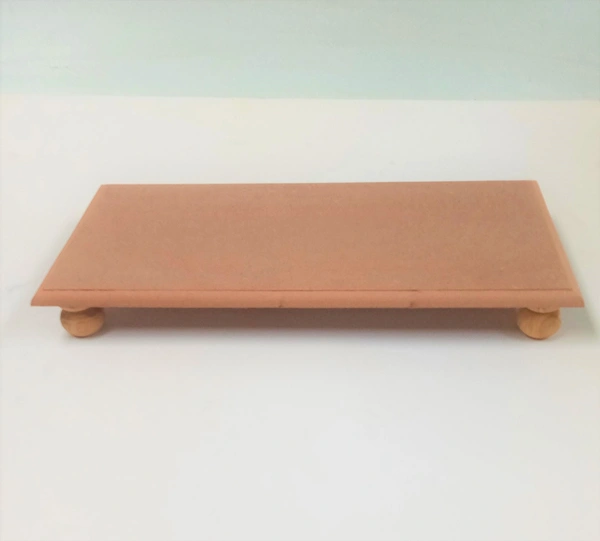 Round edge  Rectangle MDF Chowki / Manai