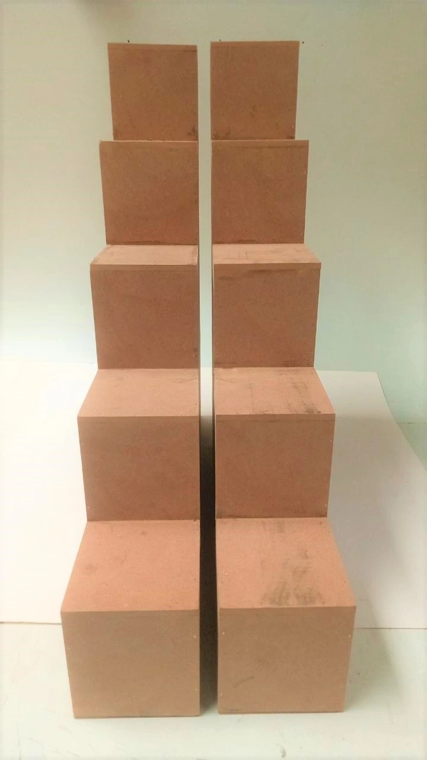 5 Step Big  Diya Stand - Fixed  - Pair