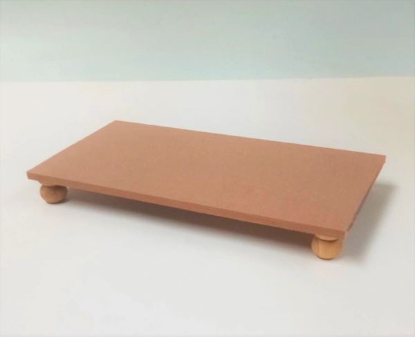 Simple  Rectangle MDF Chowki / Manai