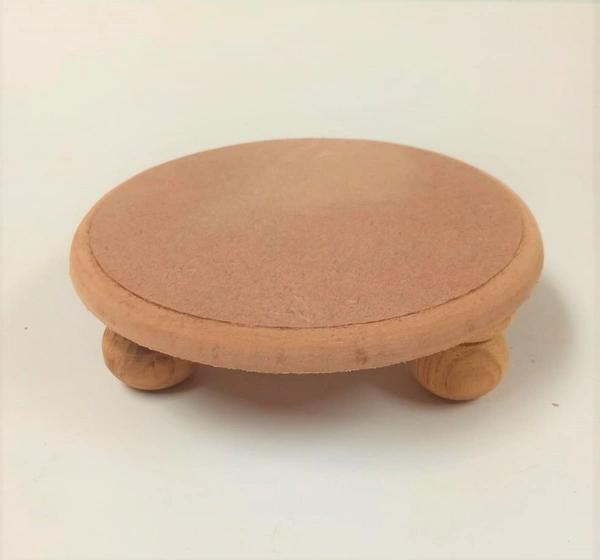 Round edge Round MDF Chowki / Manai