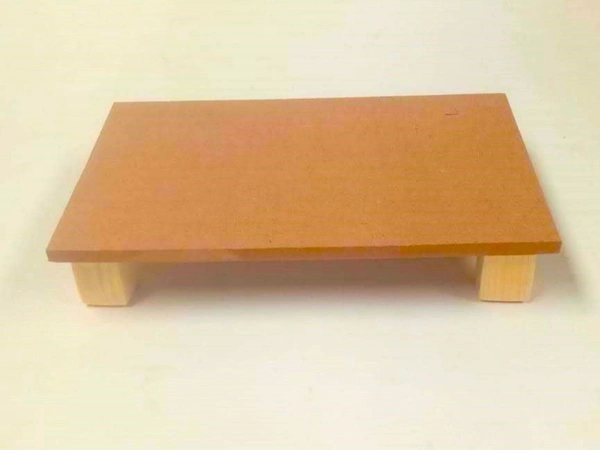 Simple Rectangle MDF Chowki / Manai