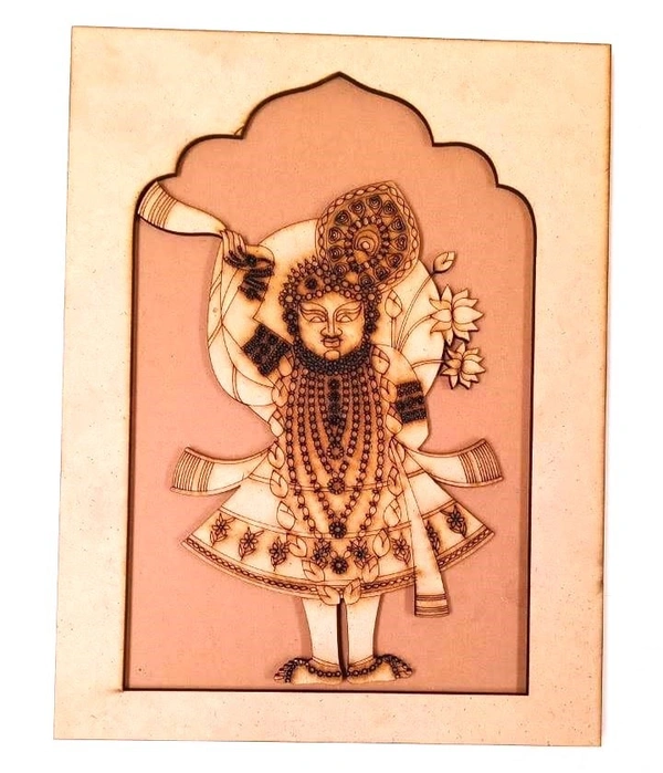 Rajasthani Traditional Jharokha with Pichwai Shrinathji