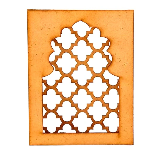 Rajasthani Traditional Jharokha - Box with Jali Panel 4