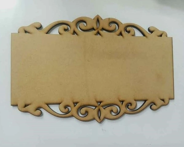 Laser cutwork name Plate - 1